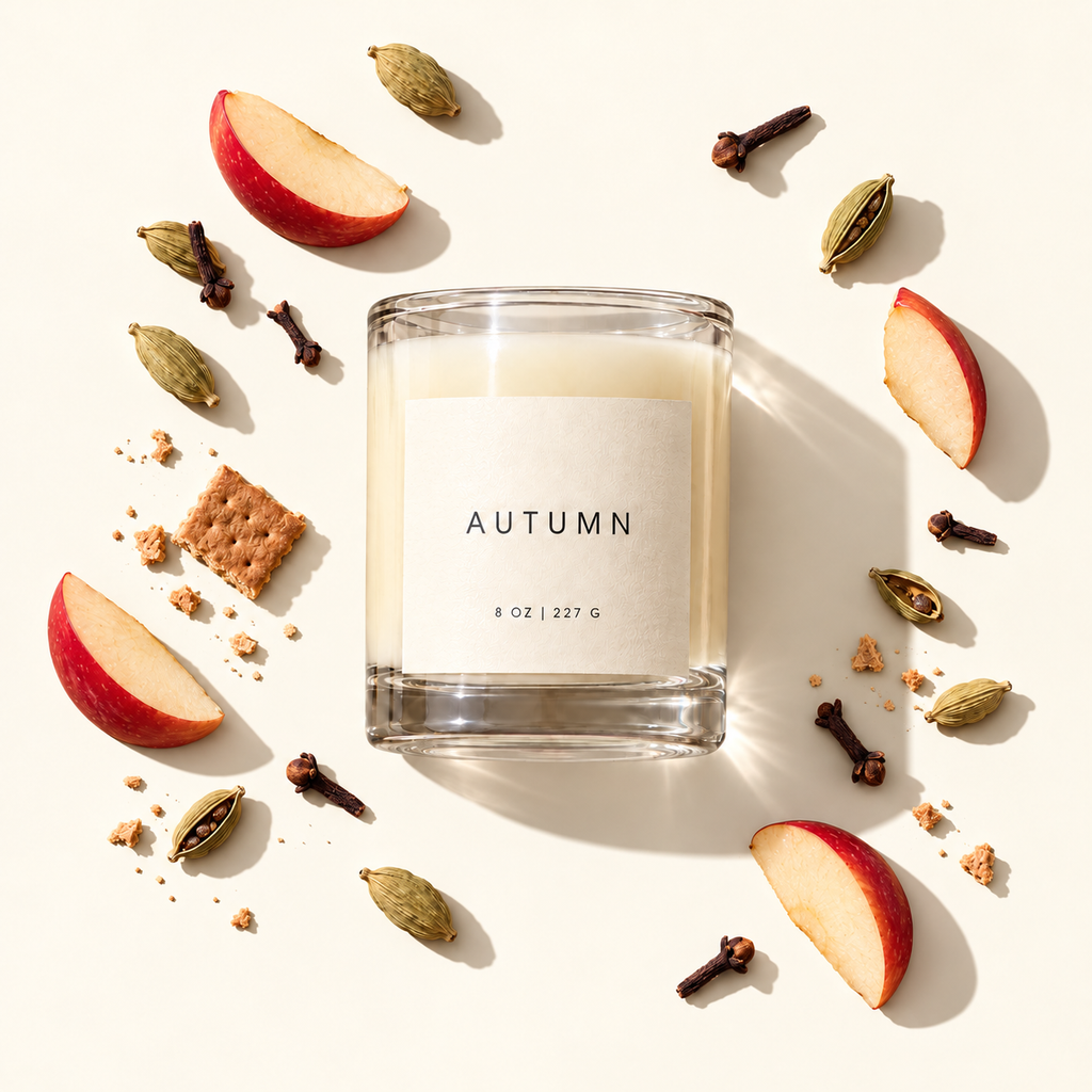 Lije Autumn scent profile on warm cream