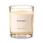 Lije Banana — clear vessel, front view, transparent background