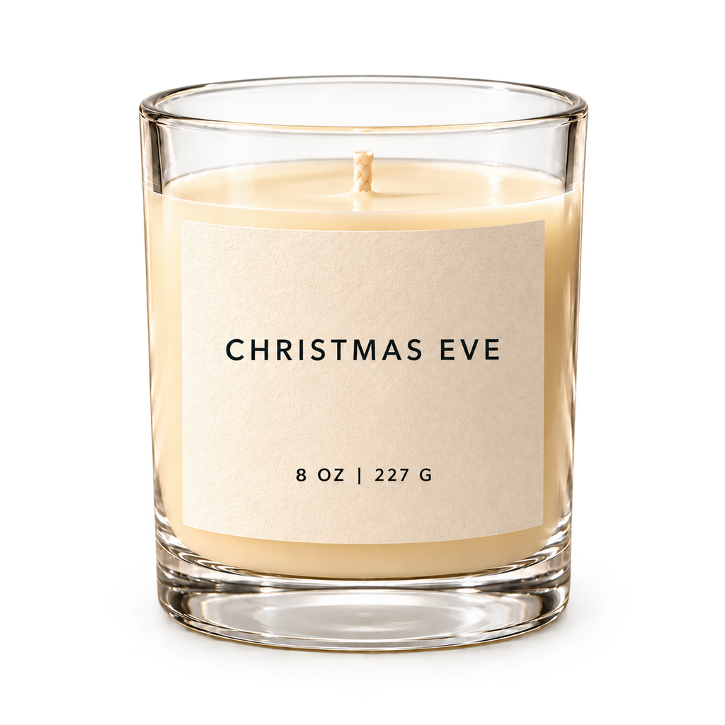 Lije Christmas Eve — clear vessel, front view, transparent background