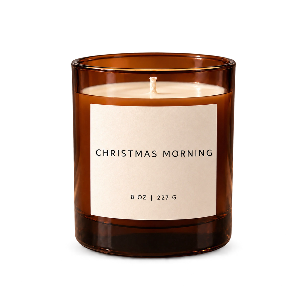 Lije Christmas Morning — amber vessel front