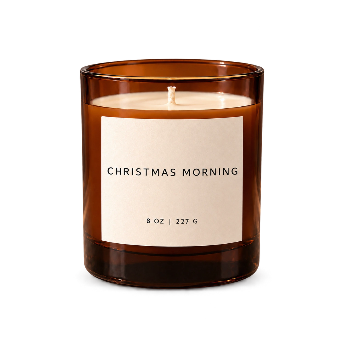Lije Christmas Morning — amber vessel front