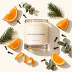 Lije Christmas Morning scent profile on warm cream
