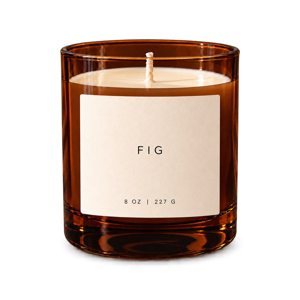Lije Fig — amber vessel front