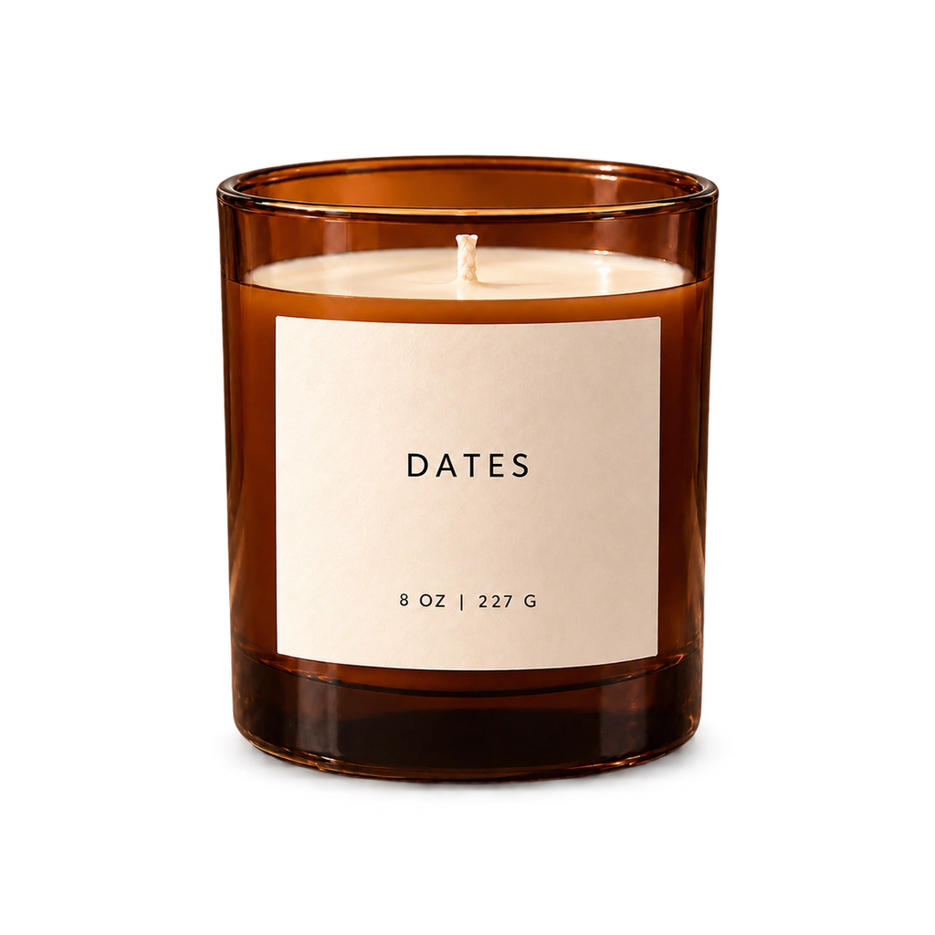 Lije Dates — amber vessel front