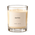 Lije Dates — clear vessel, front view, transparent background