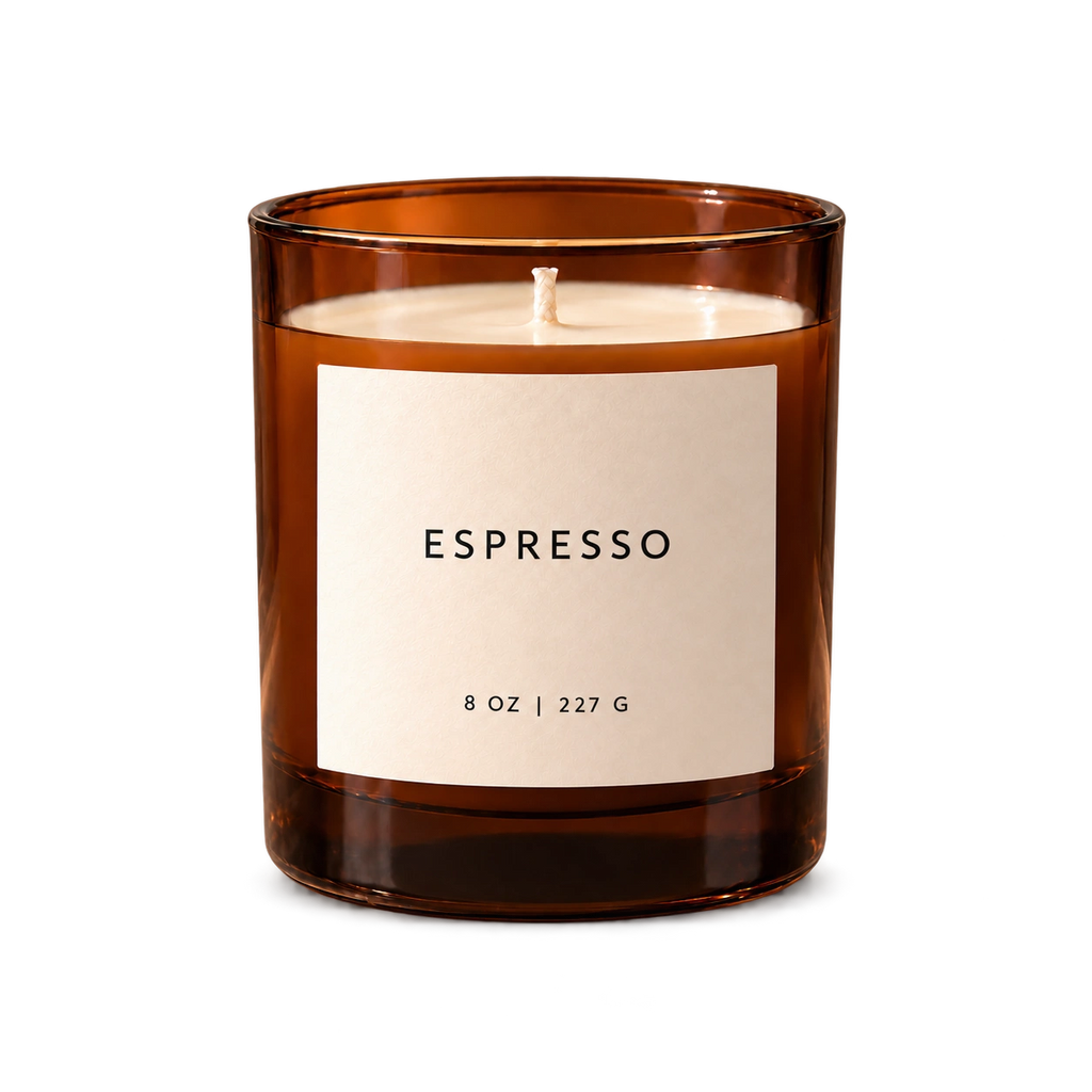 Lije Espresso — amber vessel front