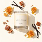 Lije Honey Vanilla scent profile on warm cream