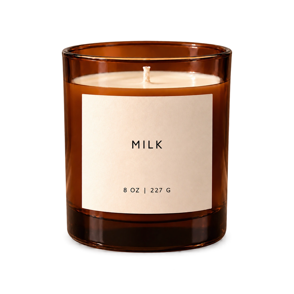 Lije Milk — amber vessel front