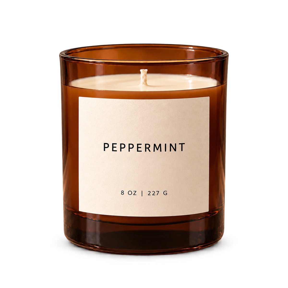 Lije Peppermint — amber vessel front
