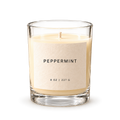 Lije Peppermint — clear vessel, front view, transparent background