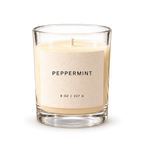 Lije Peppermint — clear vessel, front view, transparent background