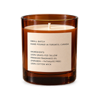 Lije scented candle — amber vessel back