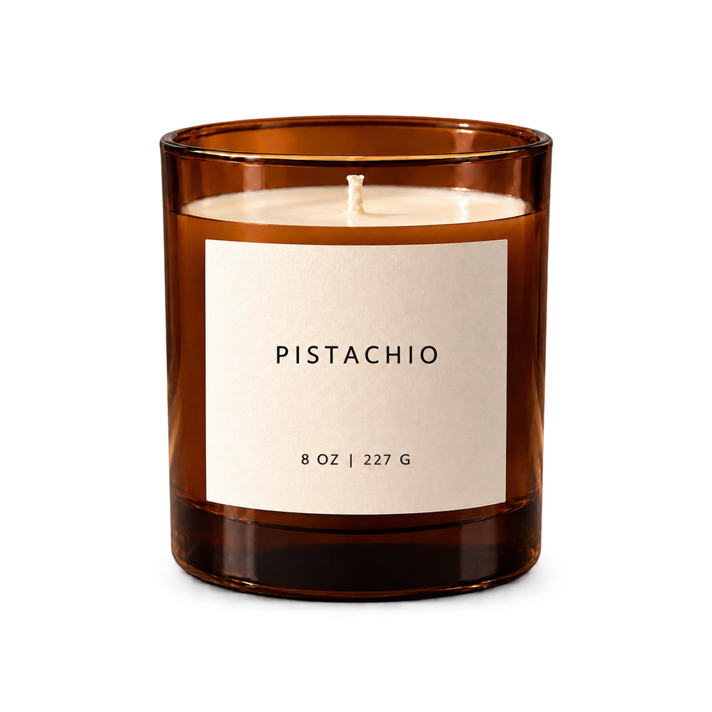 Lije Pistachio — amber vessel front