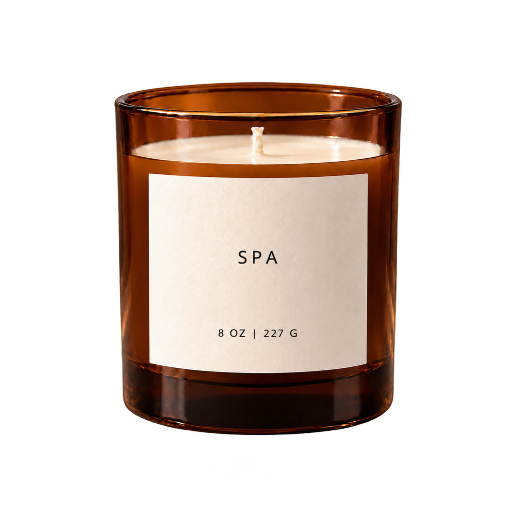 Lije Spa — amber vessel front