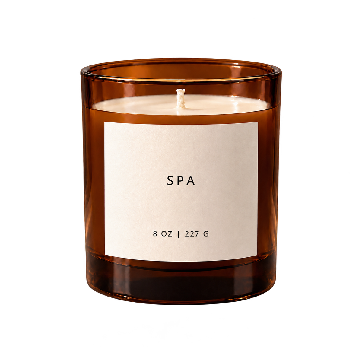 Lije Spa — amber vessel front